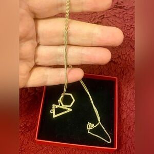 Geometric Gold Necklace